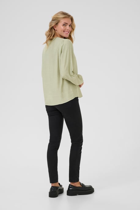 Blouse with long sleeve Regular fit Desert Sage CC - Image 2