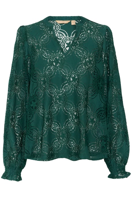 Blouse with long sleeve Relaxed fit Botanical Garden - Image 4