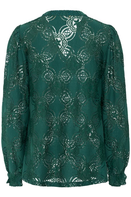 Blouse with long sleeve Relaxed fit Botanical Garden - Image 5
