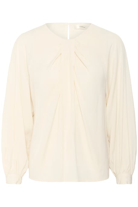 Blouse with long sleeve Regular fit Whisper White - Image 4