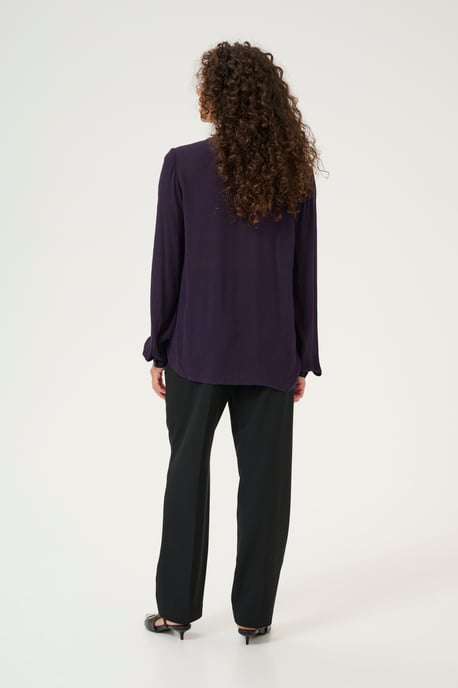 Blouse with long sleeve Regular fit Dawn Purple - Image 2