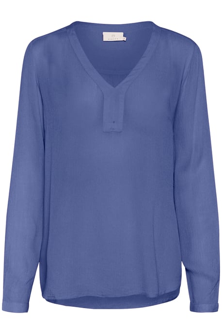Blouse with long sleeve Regular fit Blue Indigo - Image 5