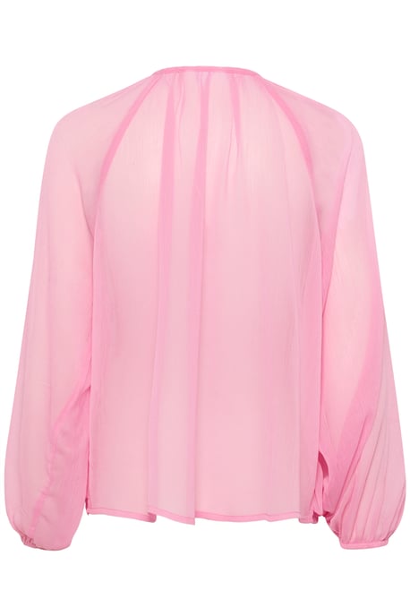 Blouse with long sleeve Loose fit Begonia Pink - Image 5