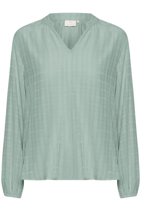 Blouse with long sleeve A-shape BalsamGreen C. - Image 4