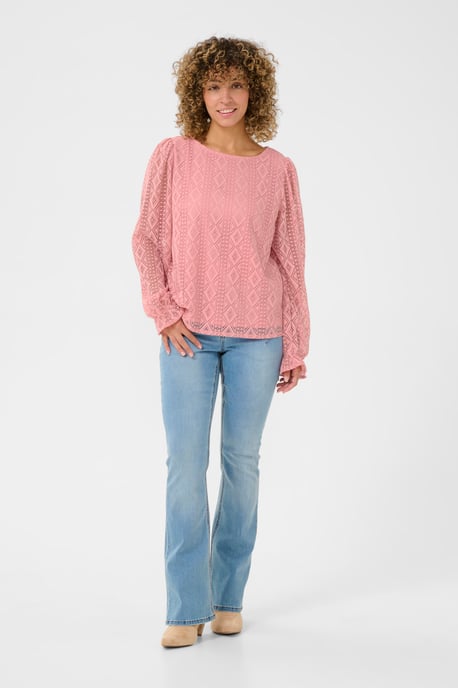 Blouse with long sleeve Regular fit Blush - Image 1
