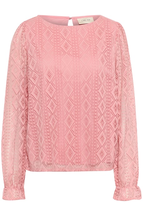 Blouse with long sleeve Regular fit Blush - Image 4