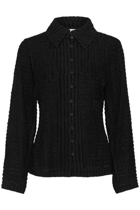 Blouse with long sleeve Regular fit Meteorite - Image 4