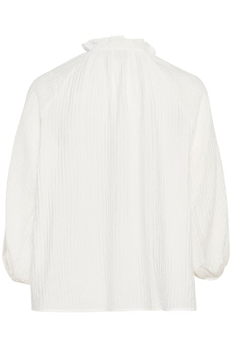 Blouse with long sleeve Loose fit Chalk - Image 5