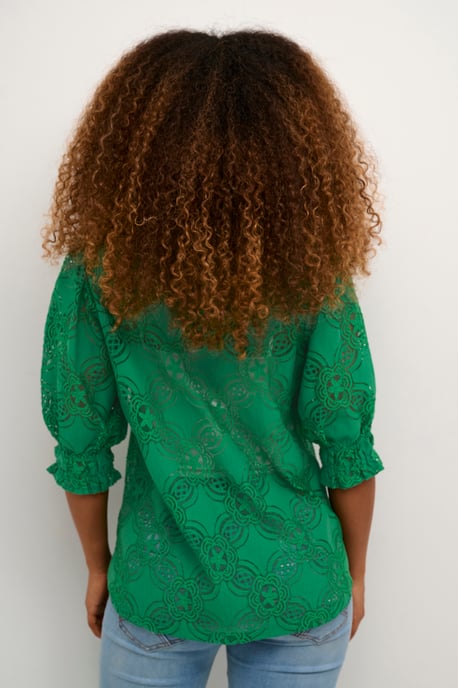 Blouse with long sleeve Relaxed fit Jolly Green - Image 3