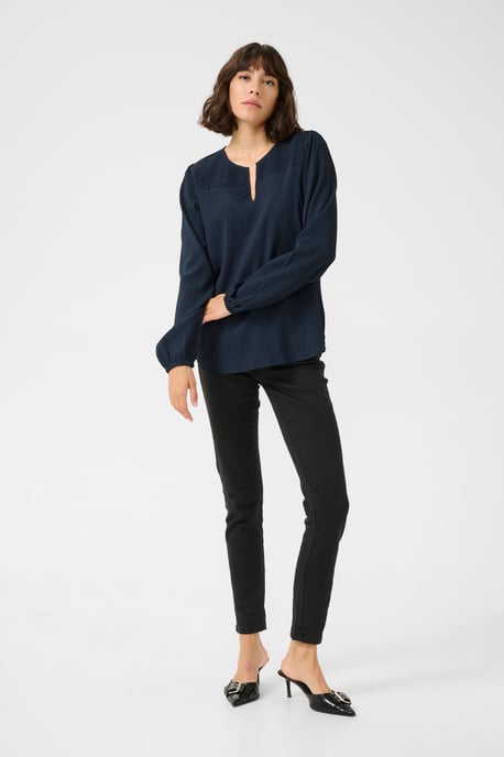 Blouse with long sleeve Regular fit Midnight Marine - Image 1