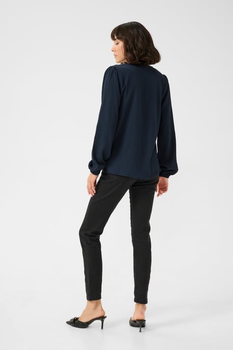 Blouse with long sleeve Regular fit Midnight Marine - Image 2