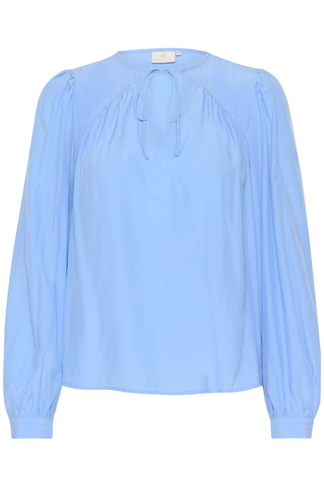 Blouse with long sleeve Regular fit Vista Blue - Image 4