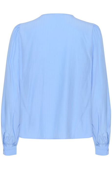 Blouse with long sleeve Regular fit Vista Blue - Image 5
