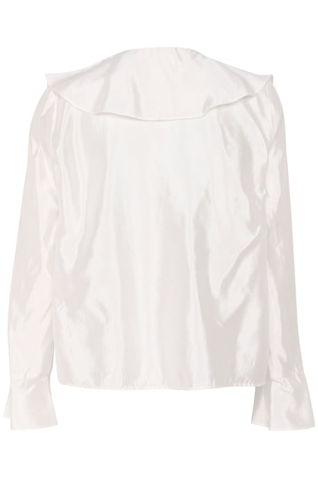 Blouse with long sleeve Loose fit Whisper White - Image 5