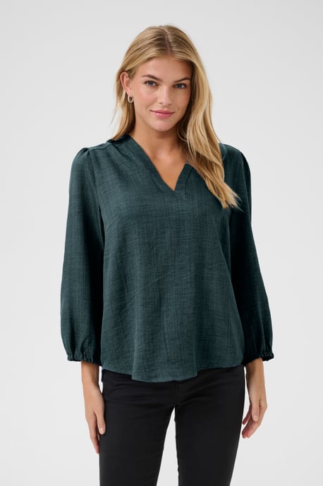 Blouse met lange mouwen Regular fit Ponderosa Pine CC green - Image 3