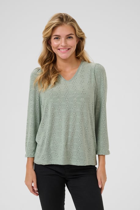 Blouse with long sleeve Regular fit Lily Pad CC - Image 3
