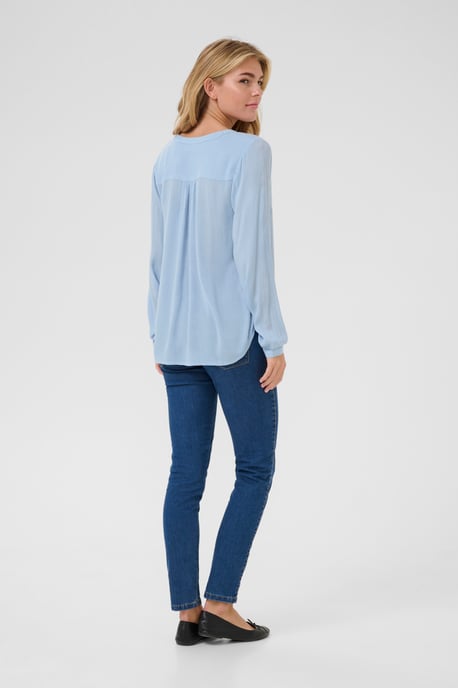Blouse with long sleeve Regular fit Soft Chambray - Image 2