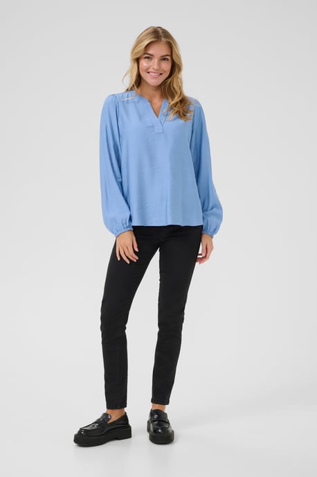Blouse met lange mouwen Regular fit Silver Lake Blue CC blue - Image 1