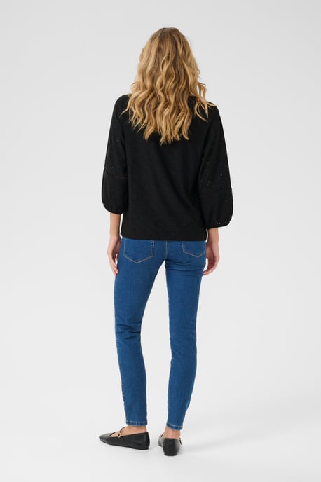 Blouse met lange mouwen Regular fit Black Deep CC. black - Image 2