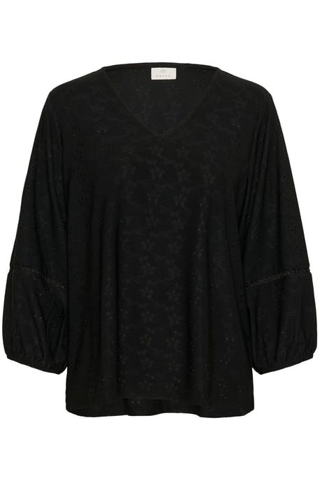 Blouse met lange mouwen Regular fit Black Deep CC. black - Image 4
