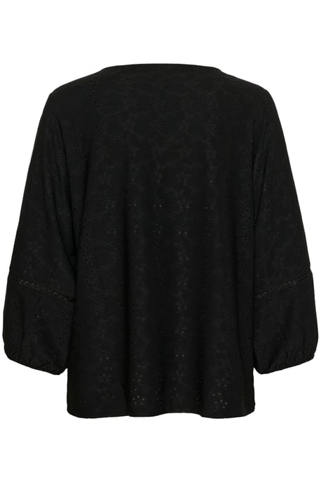 Blouse met lange mouwen Regular fit Black Deep CC. black - Image 5