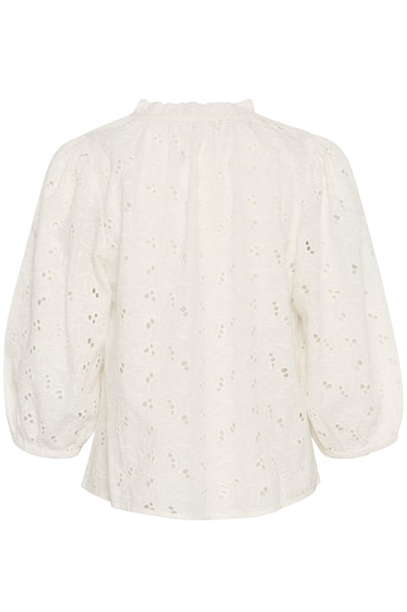 Blouse met lange mouwen Regular fit Chalk white - Image 5