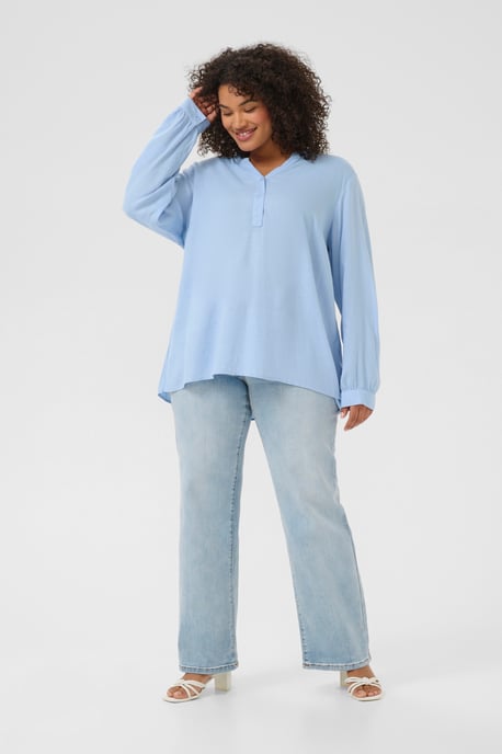 Blouse with long sleeve Regular fit Moonstruck / Black Stripe - Image 2