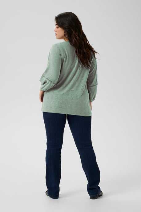 Blouse with long sleeve Regular fit Green Bay CC. - Image 2