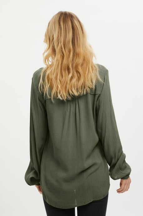 Blouse with long sleeve Regular fit Grape Leaf - Image 2