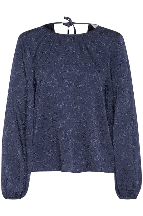 Blouse with long sleeve Regular fit Midnight Marine CC - Image 4