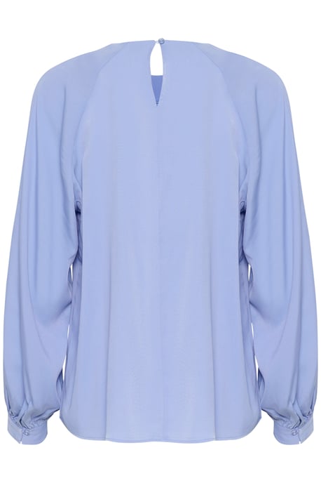 Blouse with long sleeve Regular fit Cornflower - Image 5