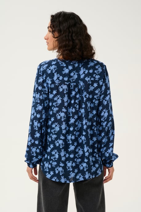 Blouse met lange mouwen Regular fit Midnight M./Ebb&Flow Flower floral - Image 3