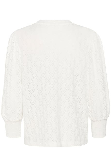 Blouse with long sleeve Regular fit Chalk - Image 4