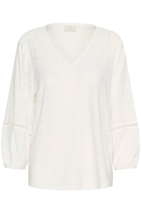 Blouse with long sleeve Regular fit Chalk CC. - Image 4