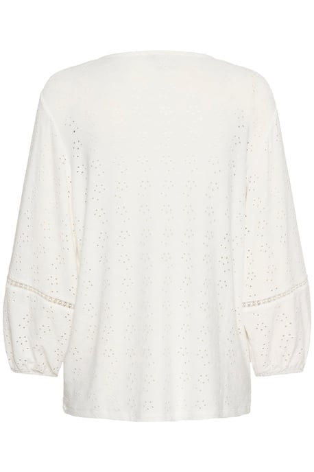Blouse with long sleeve Regular fit Chalk CC. - Image 5