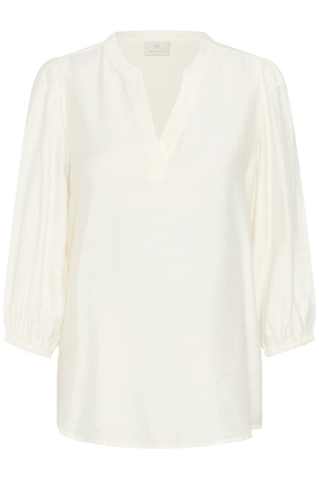 Blouse with long sleeve Regular fit Chalk CC. - Image 4