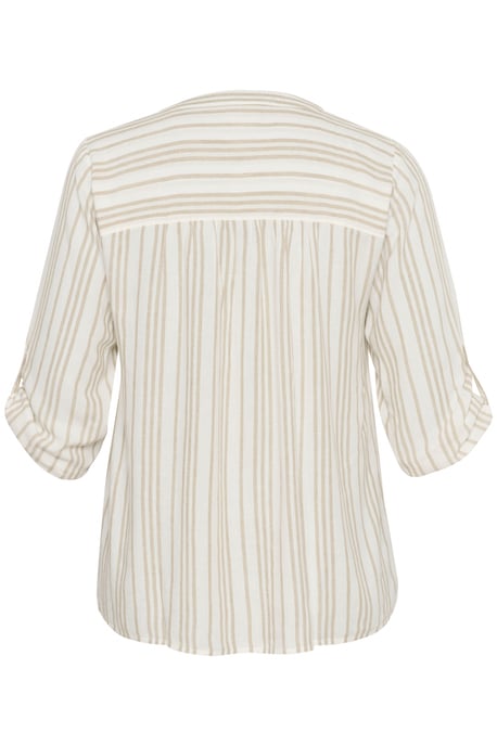Blouse with long sleeve Regular fit Chalk / Chinchilla Stripe - Image 5
