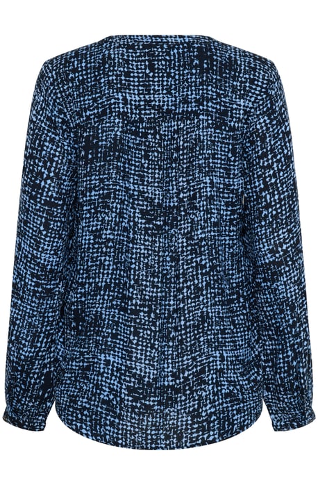 Blouse with long sleeve Regular fit Midnight/Blue Graphic Dot - Image 5
