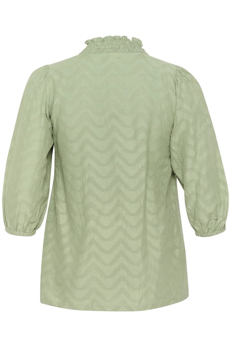 Blouse met lange mouwen Regular fit Oil Green - Image 5