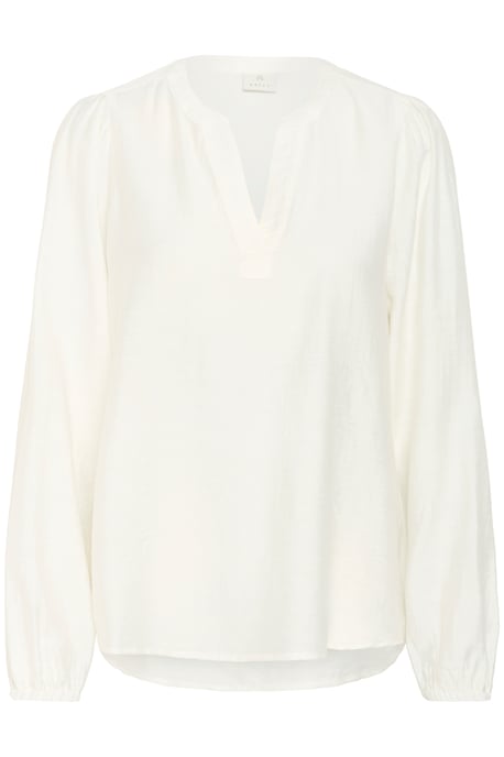 Blouse with long sleeve Regular fit Chalk CC. - Image 4