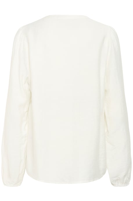 Blouse with long sleeve Regular fit Chalk CC. - Image 5