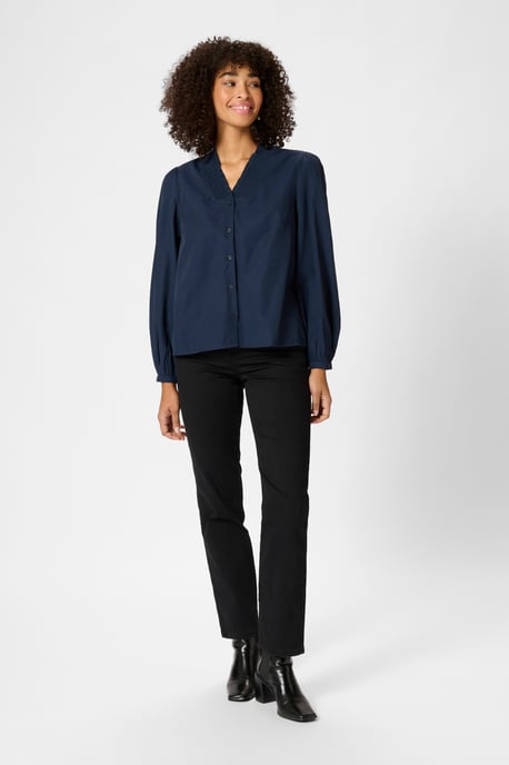 Blouse with long sleeve Regular fit Midnight Marine - Image 5