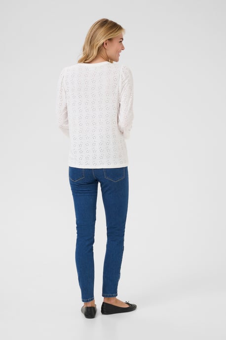 Blouse met lange mouwen Regular fit Chalk CC. white - Image 2
