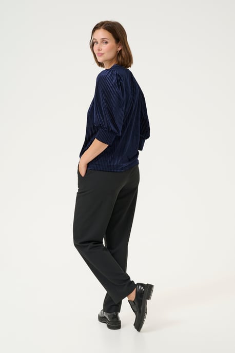 Blouse met lange mouwen Loose fit Midnight Marine - Image 2