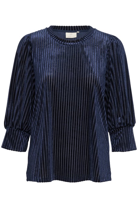 Blouse met lange mouwen Loose fit Midnight Marine - Image 4