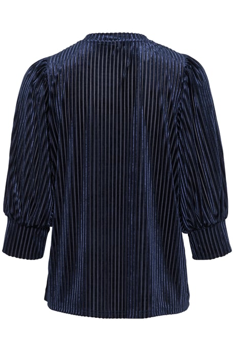 Blouse met lange mouwen Loose fit Midnight Marine - Image 5
