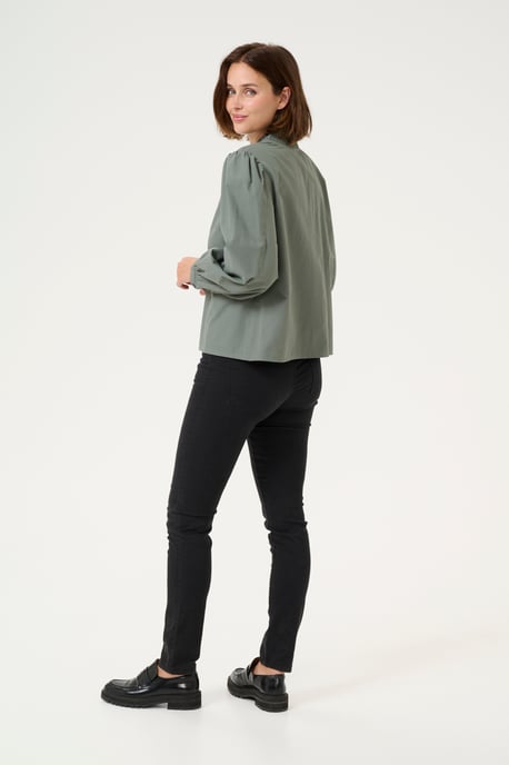 Blouse with long sleeve Regular fit Balsam Green - Image 2