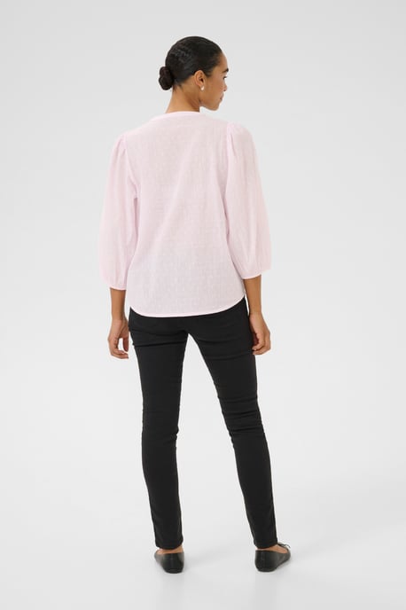 Blouse with long sleeve Regular fit Lilac Snow - Image 2