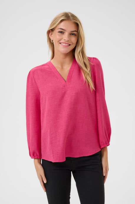 Blouse met lange mouwen Regular fit Beetroot Purple CC pink - Image 3