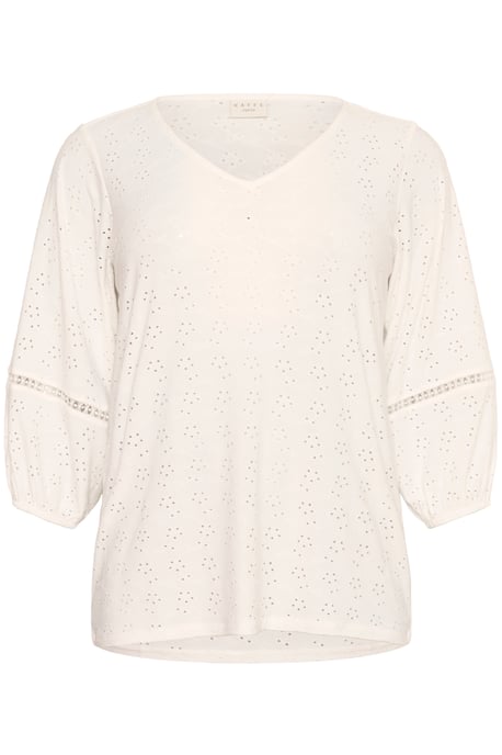 Blouse with long sleeve Regular fit Chalk CC. - Image 4